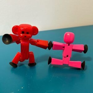 3" Stikbot ROBOT ( lot of 2)